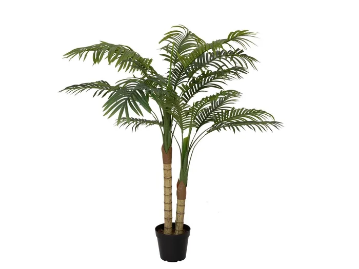 EUROPALMS Areca Palme, 2-stämmig, Kunstpflanze, 1