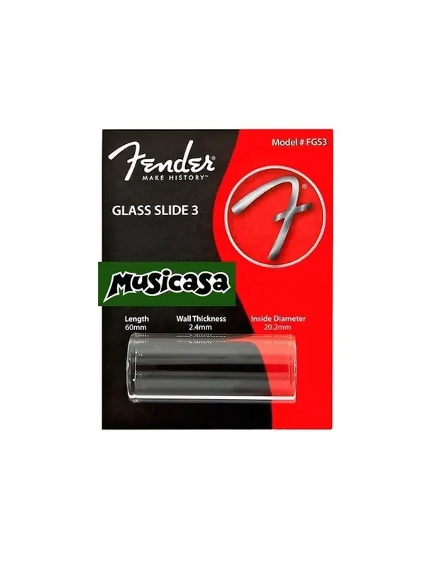 FENDER SLIDE FGS3 CRISTAL Largo 60mm/Diametro interno20,2mm0992300003