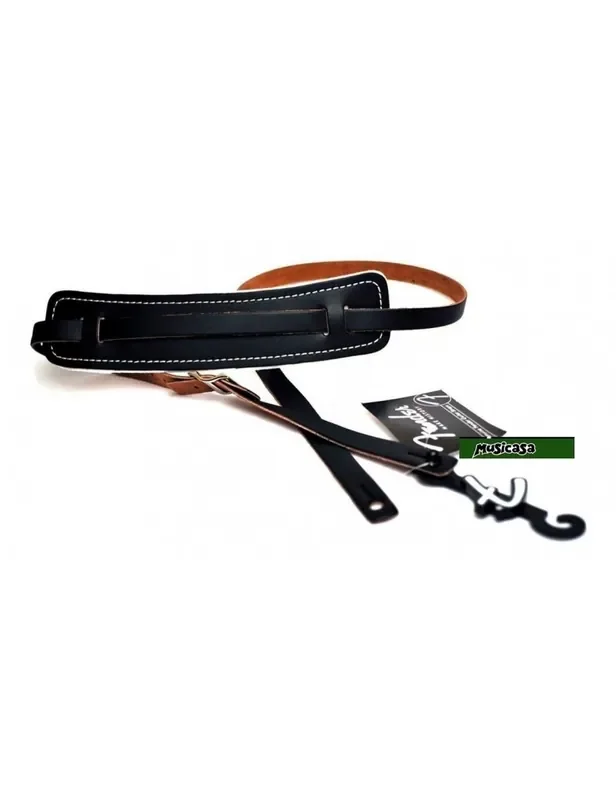 FENDER STRAP VINTAGE 0990689000 LEATHER Standard Black Correa piel