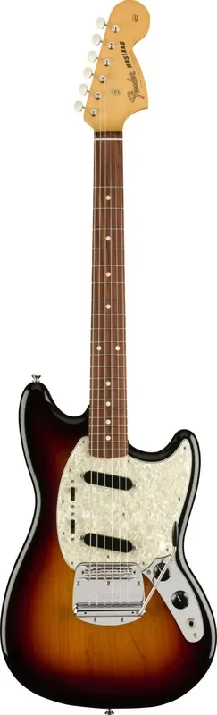 Fender Vintera 60’s Mustang PF 3-Tone Sunburst – E-Gitarre