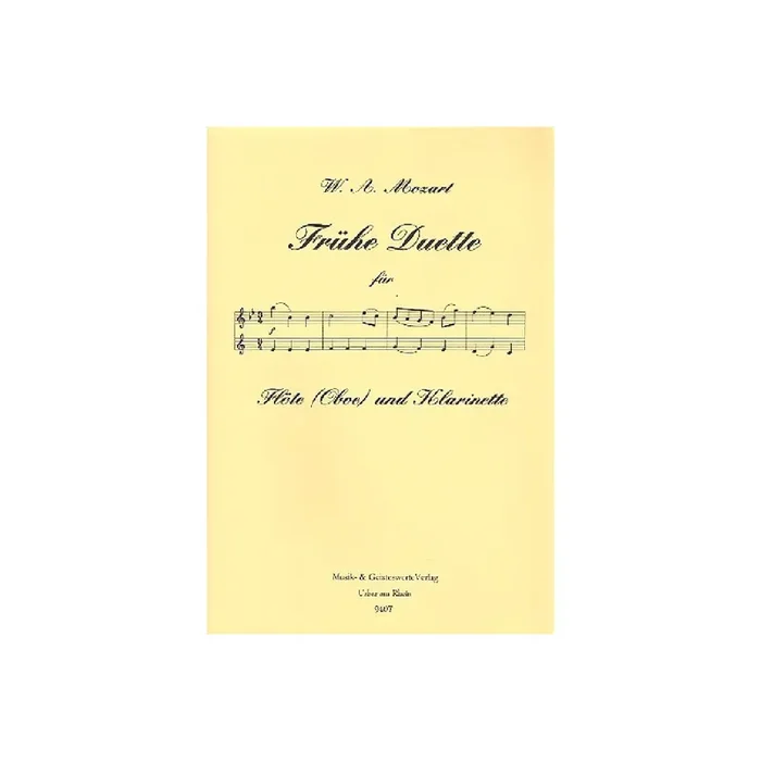 Frühe Duette für Flöte (Oboe, Violine)