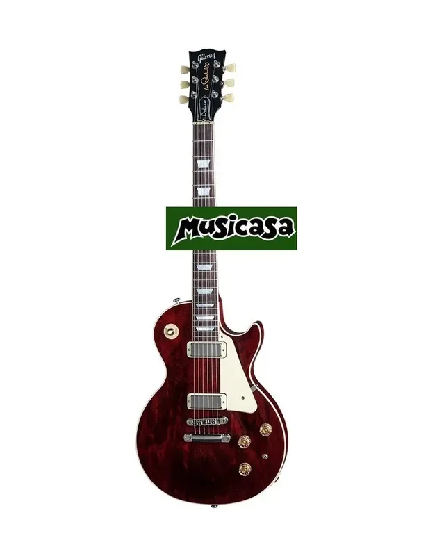 GIBSON LES PAUL DELUXE 2015 WINE RED LPD15WRNH1