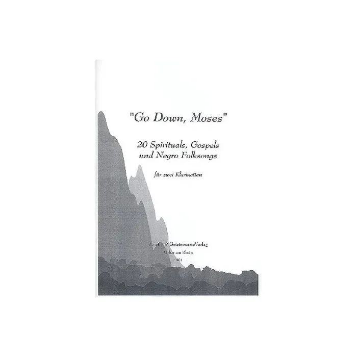 Go down Moses für 2 Klarinetten