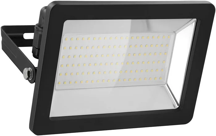 Goobay LED-Außenstrahler, 100 W, mit 8500 lm, neutral weißem Licht (4000 K) und M16-Kabelverschraubung, (IP65)