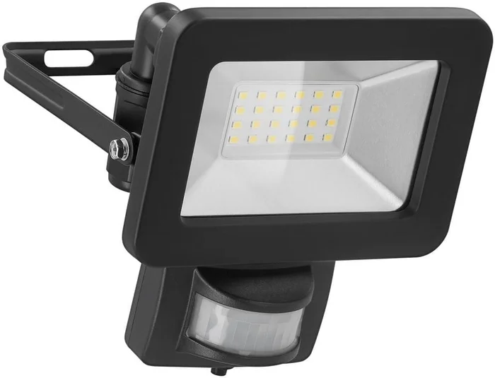Goobay LED-Außenstrahler, 20 W, mit Bewegungsmelder mit 1700 lm, neutralweißem Licht (4000 K), (IP44)