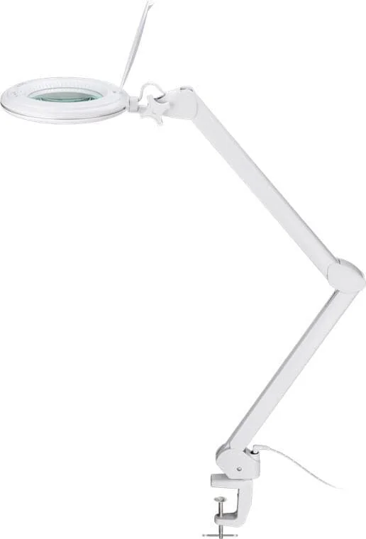 Goobay LED-Klemm-Lupenleuchte, 10 W, weiß