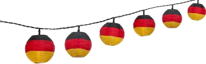 goobay LED Lichterkette Deutschland, inkl. Netzstecker