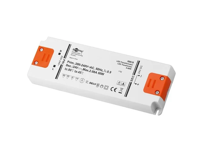 Goobay LED-Trafo DC-Betrieb 24 Volt 0 – 50 Watt