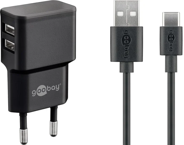 Goobay USB-C™ Dual Ladeset 2,4 A