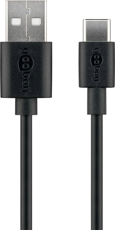 Goobay USB-C™ Lade- und Synchronisationskabel, USB-C™ USB-A, 2,0m