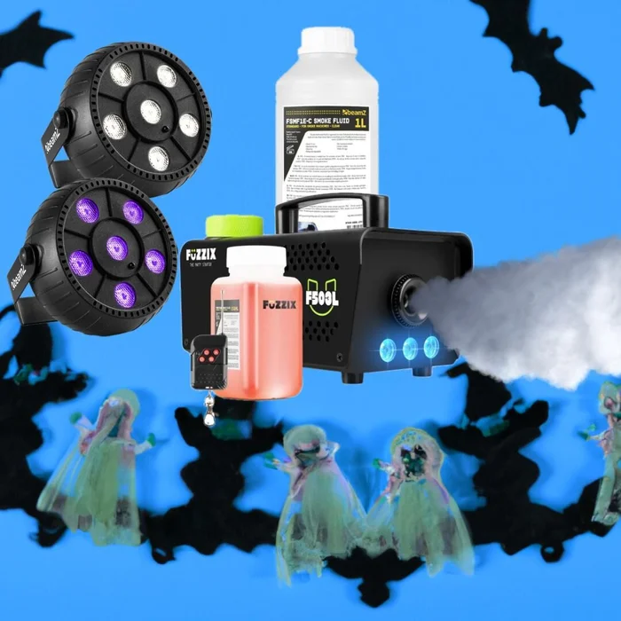 Halloween Special Partyset Nebel UV Strobo