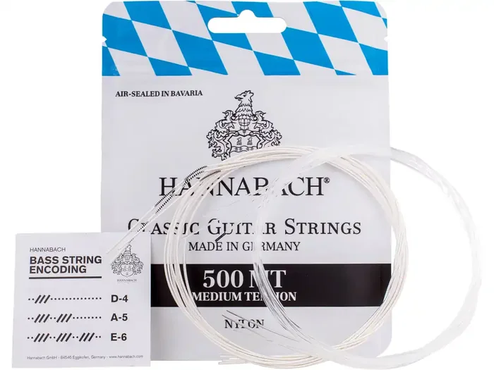 Hannabach 500MT Saitensatz medium Tension schwarz