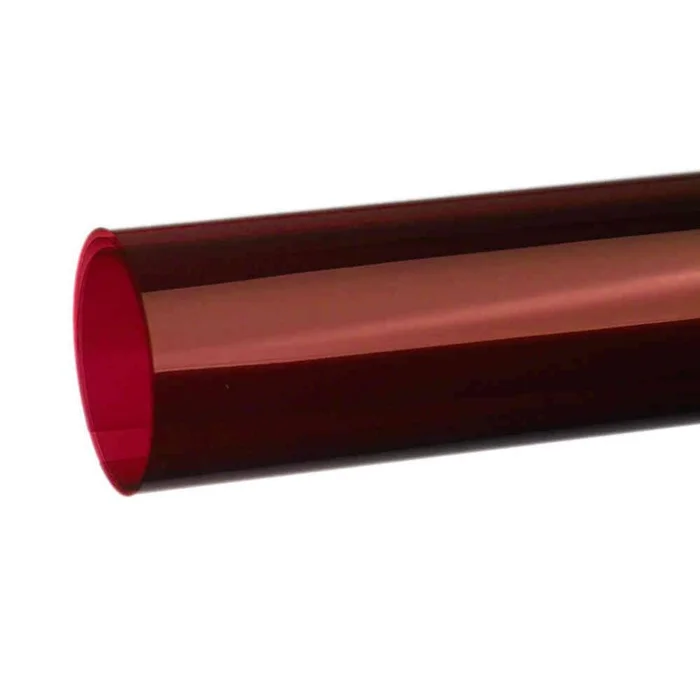 Hedler MaxiSoft Filterfolie rot 120×100 cm – mit Klettset – Farbeffektfilter