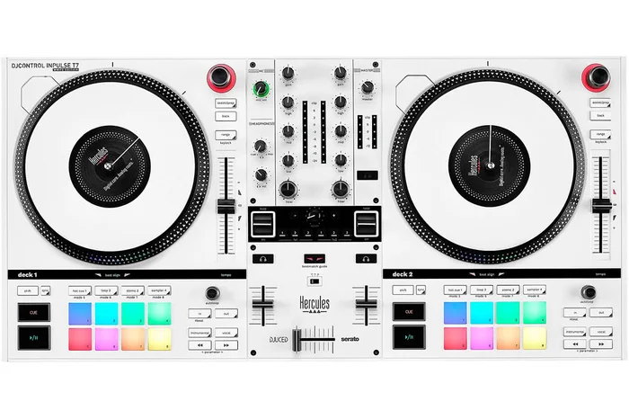 Hercules DJ Control Inpulse T7 Limited White