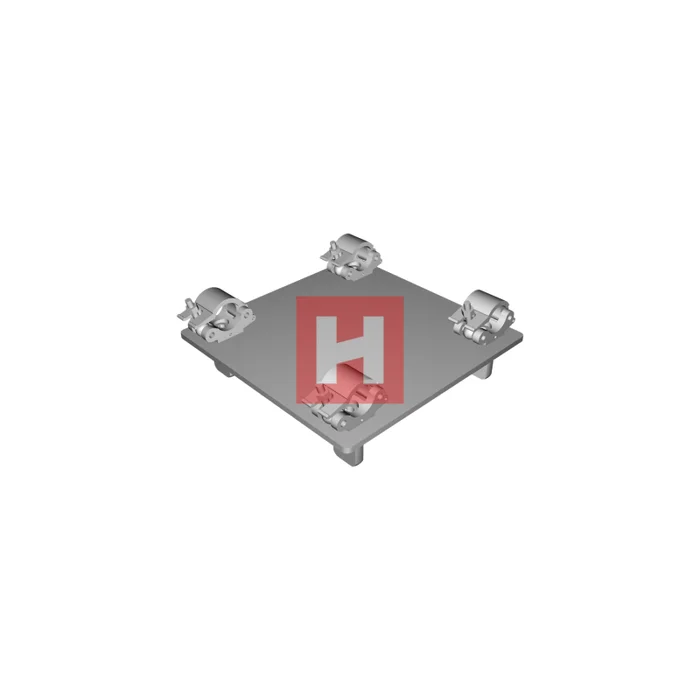 HOFFORK Bodenplatte 350-4 male fitt./ half coupler