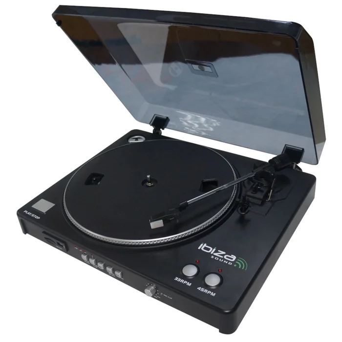 IBIZA LP300 USB / SD PLATTENSPIELER MIT AUFNAHMEFUNKTION