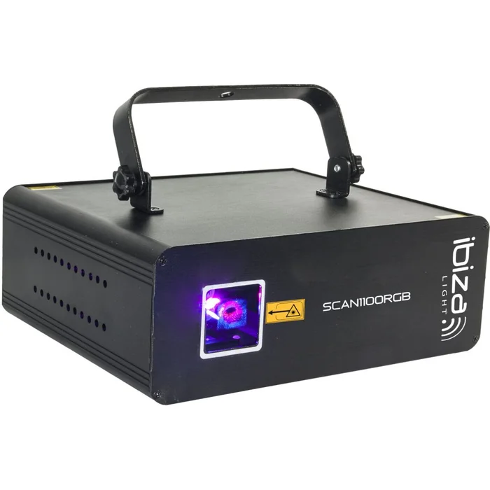 IBIZA SCAN1100RGB DMX SHOW LASER 1100mW RGB ILDA