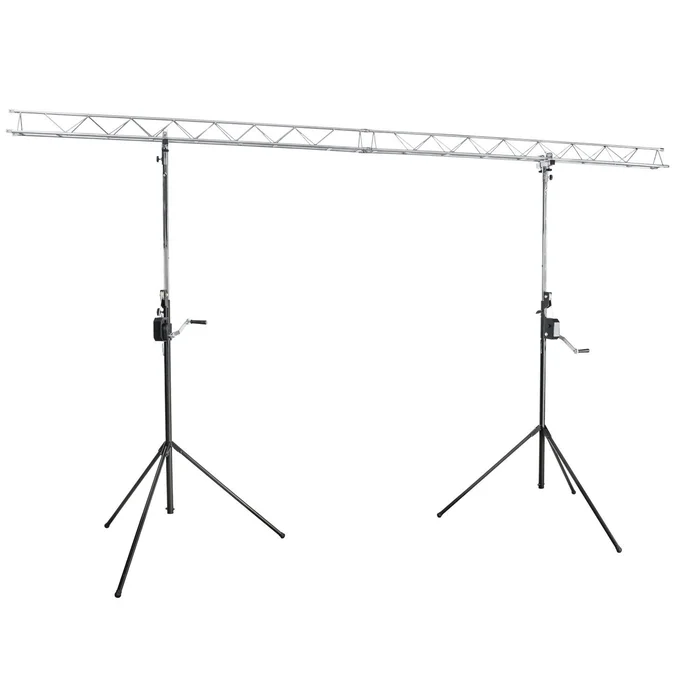 IBIZA SLB03W-LIGHT SHOW STAND LICHT STATIV MIT TRAVERSE