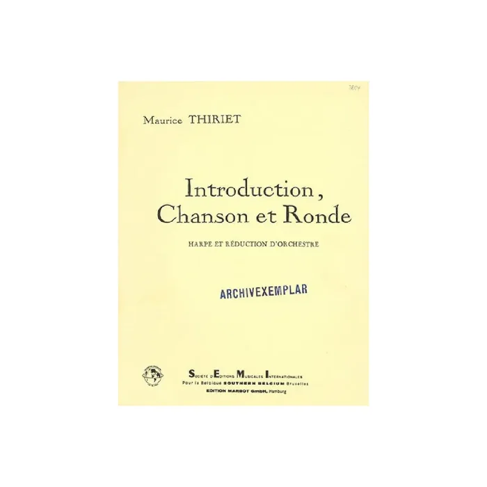 Introduction, chanson et ronde