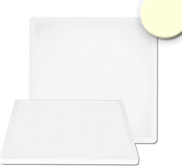 ISOLED LED Deckenleuchte Slim300 eckig, IP44, 18W, weiß, Up&Down