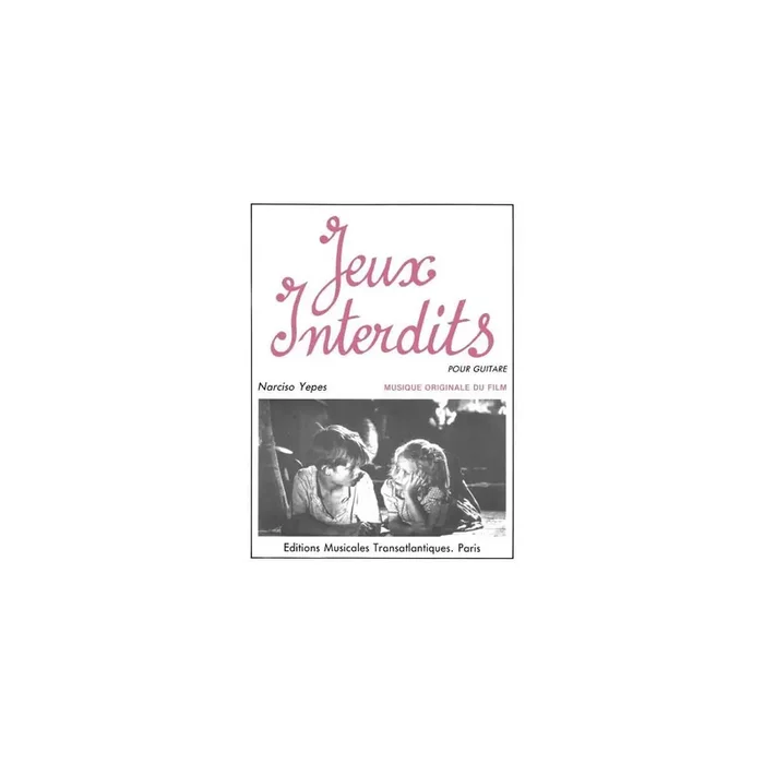 Jeux interdits pour guitare