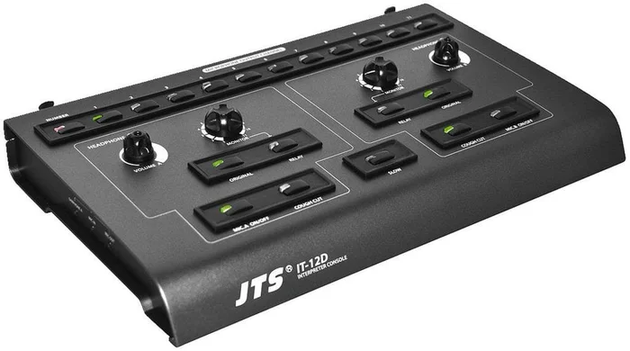 JTS IT-12D – Dolmetscher-Konsole als Ergänzung zum Basisgerät IT-12M