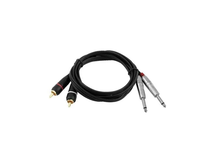 Kabel KC2-60 2xKlinke mo/2xCinch 6m