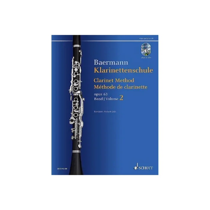 Klarinettenschule op.63 Band 2 (+2 CD‘s)