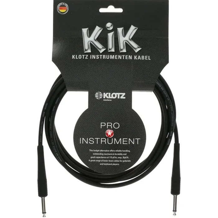 Klotz KiK KIK6.0PPSW 6m Instrumenten Kabel