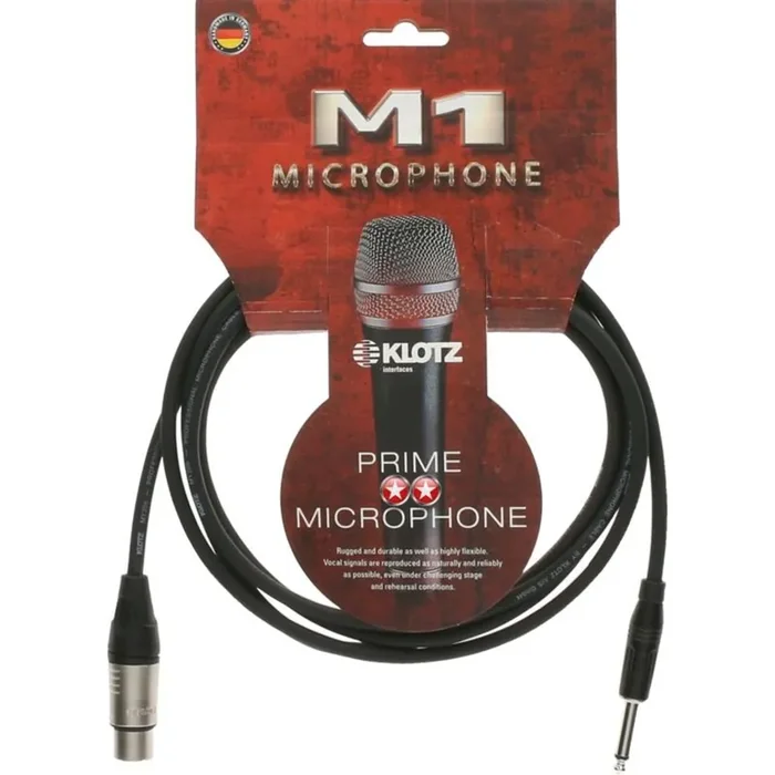 Klotz M1 Microphone M1FP1K1000 10m Mikrofon Kabel