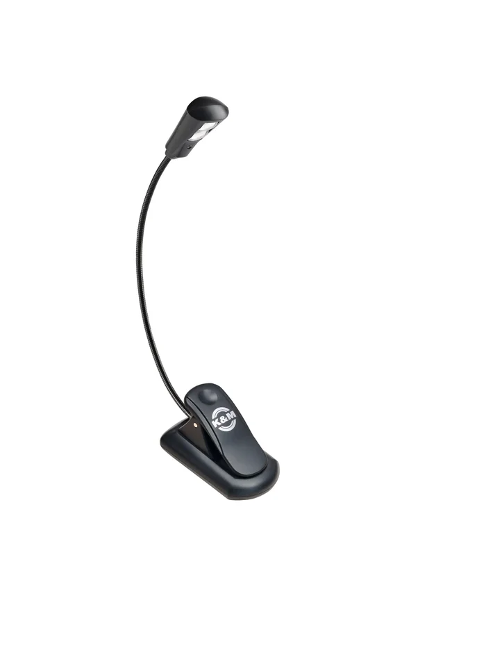 König & Meyer 12263 Notenpultleuchte „2 LED FlexLight rechargeable“, schwarz