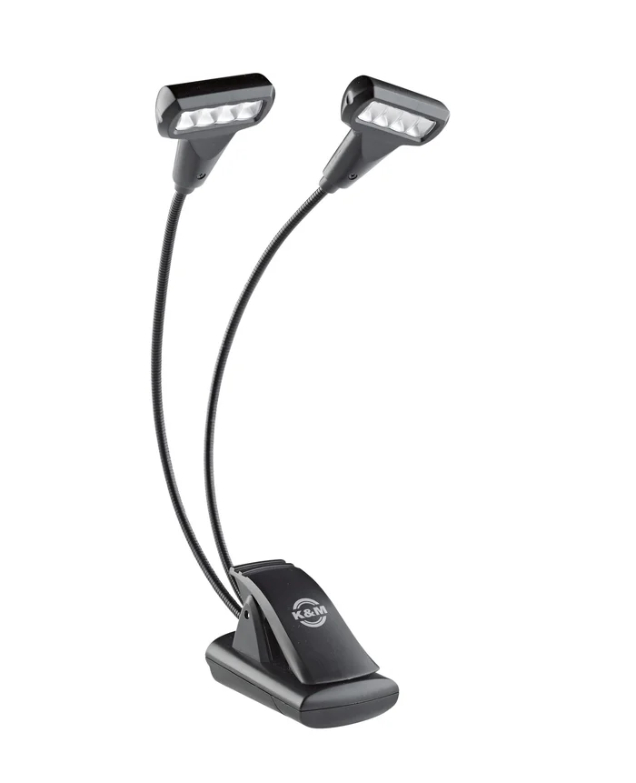 König & Meyer 12273 – Notenpultleuchte »Double4 LED T-Model FlexLight«, schwarz