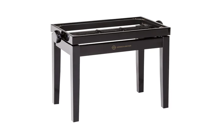 König & Meyer 13701 Klavierbank – Unterteil – schwarz poliert
