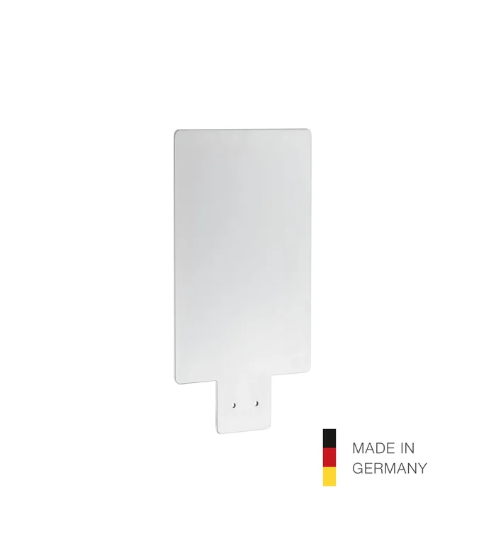 König & Meyer 80390 Hinweistafel für Spenderstative, reinweiß, DIN A4 ( 210×297 mm )