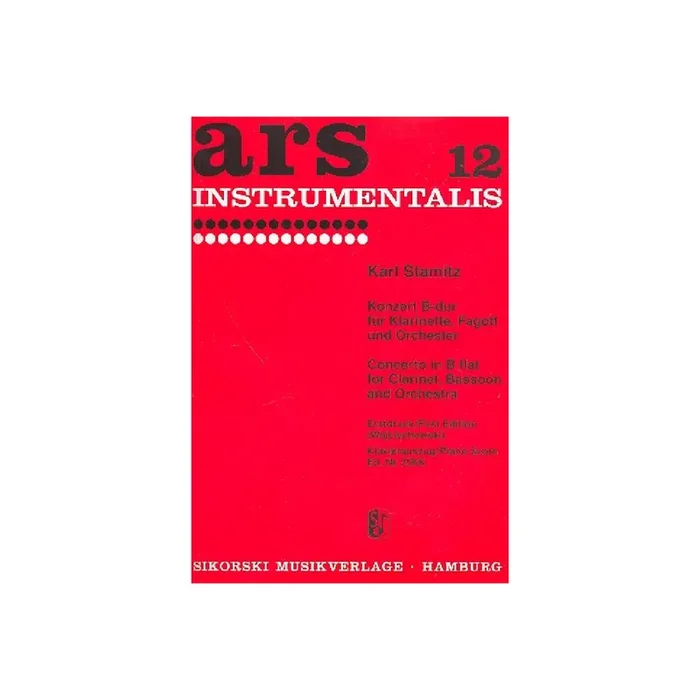 Konzert B-Dur für Klarinette, Fagott und Orchester