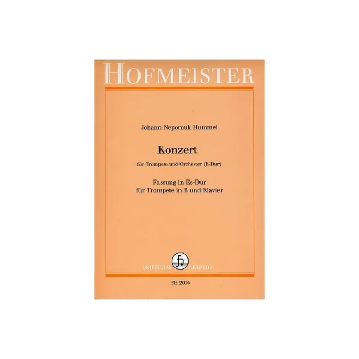 Konzert E-Dur für Trompete und Orchester .
