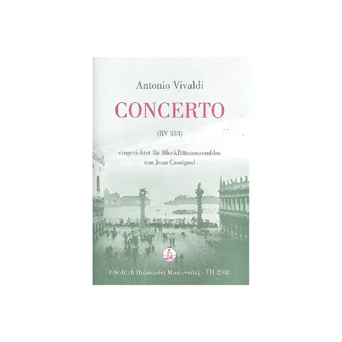 Konzert F-Dur RV533 für 3-6 Blockflöten