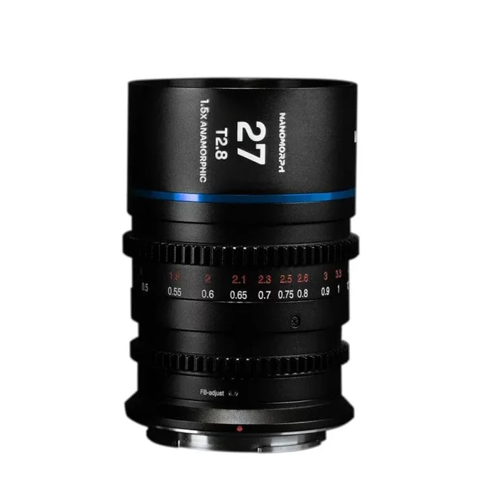 Laowa Nanomorph 27mm T2.8 1.5X S35 (Blue) – Sony E