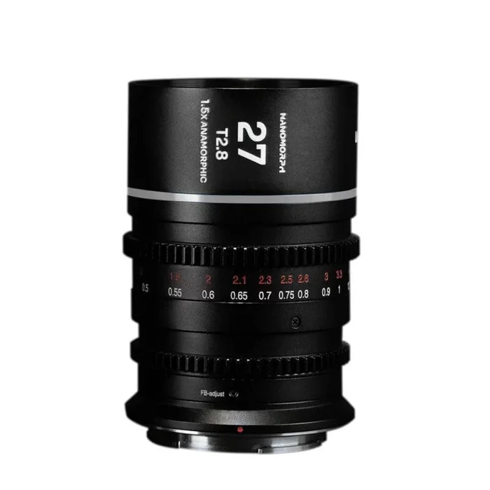 Laowa Nanomorph 27mm T2.8 1.5X S35 (Silver) – Canon RF
