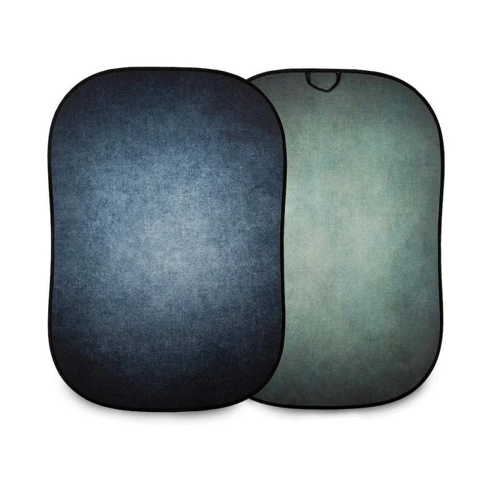 Lastolite LL LB 5720 Vintage Hintergrund faltbar 1,5 x 2,1 m, Ink/Sage