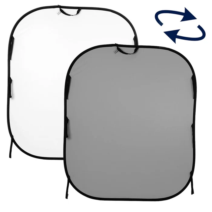 Lastolite LL LB56GW Falthintergrund Doppelseitig Weiß/Grau 150x180cm