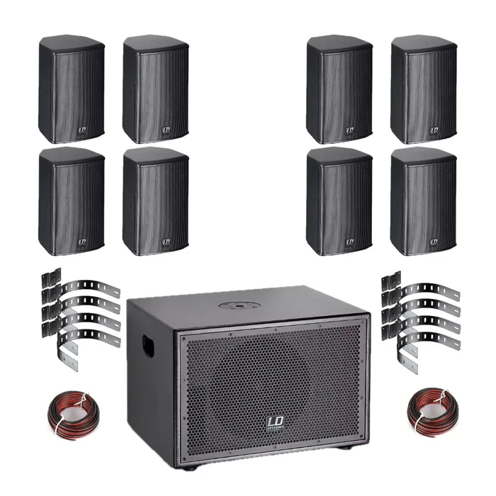 LD Systems SAT 42 G2 Gastro Set 8.1 schwarz