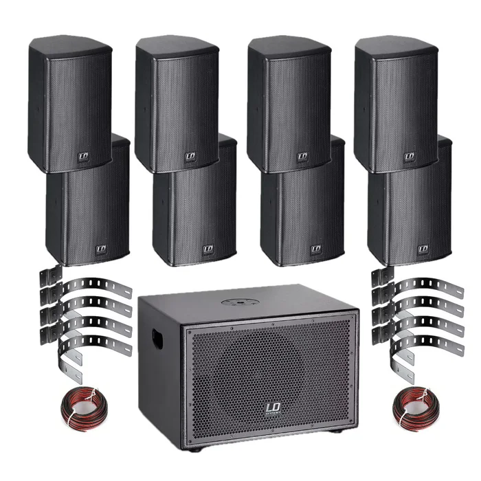 LD Systems SAT 62 G2 Gastro Set 8.1 schwarz