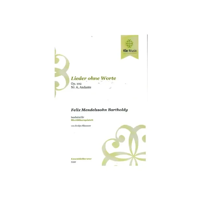 Lieder ohne Worte Nr.6 op.102 – Andante