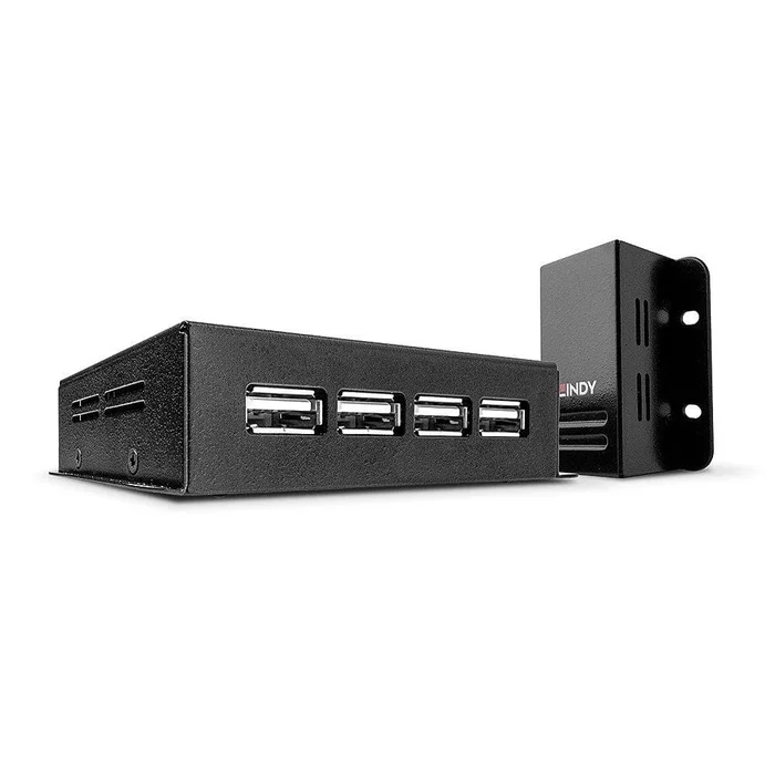 LINDY 42681 50m 4 Port USB 2.0 Cat.5 Extender – 50m Verlängerung für 4 USB-Geräte mi