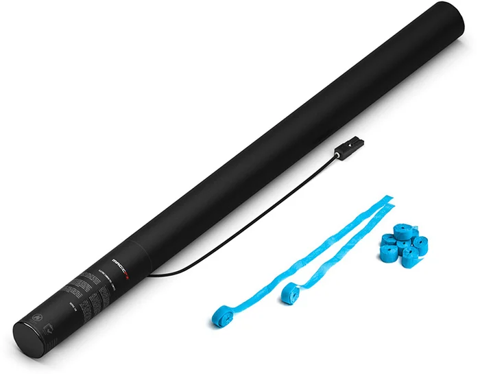 MagicFX Electric Konfetti Kanone – Streamers – 80cm – Light Blue