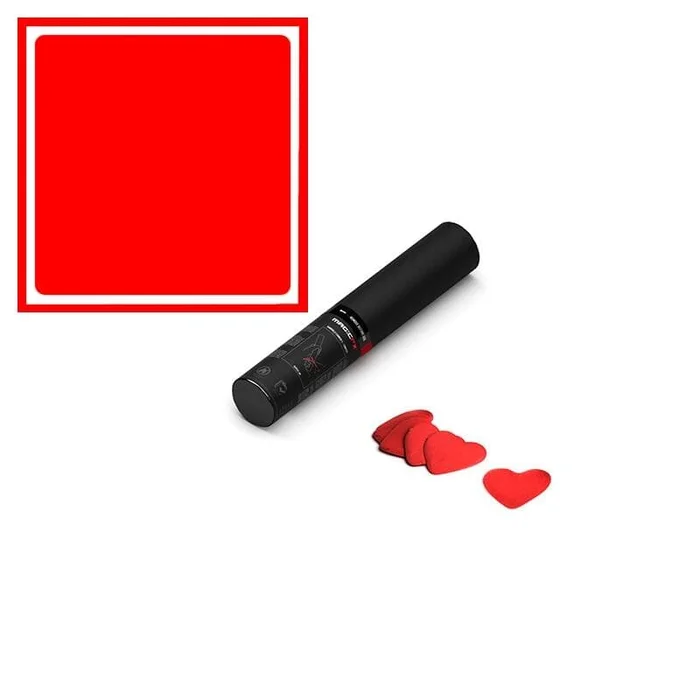 MAGICFX® Konfettikanone Handheld S, 28cm, Rote Herzen