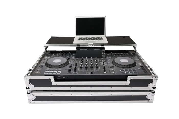 MAGMA DJ-Controller Workstation XDJ-AZ / XDJ-XZ – black/silver mit Rollen