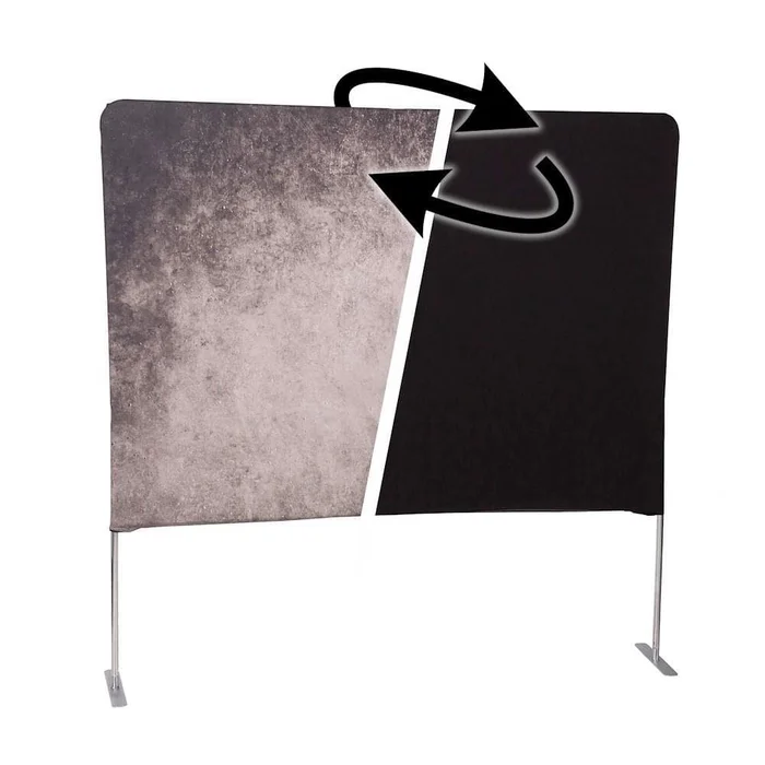 Manfrotto Videokonferenz Hintergrund, Schwarz/Rauch – B-STOCK