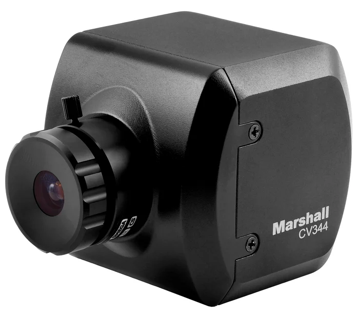 Marshall Electronics CV344 Compact HD Camera (3G/HD-SDI) with CS/C lens mount, RCP ca